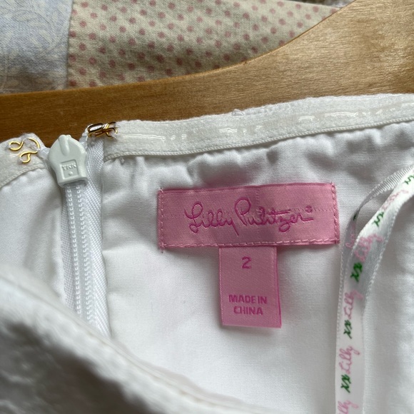 Lily Pulitzer strapless white dress - Picture 3 of 3